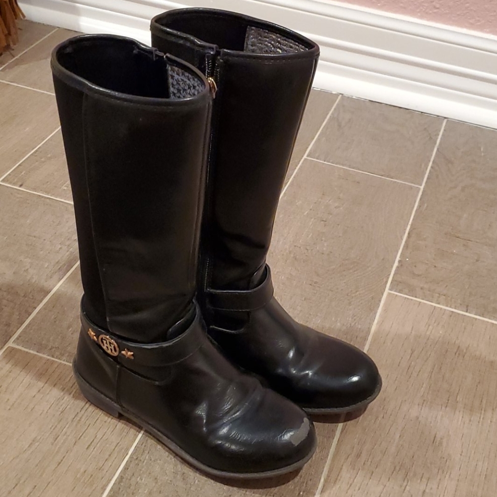 Girl Black Boots
